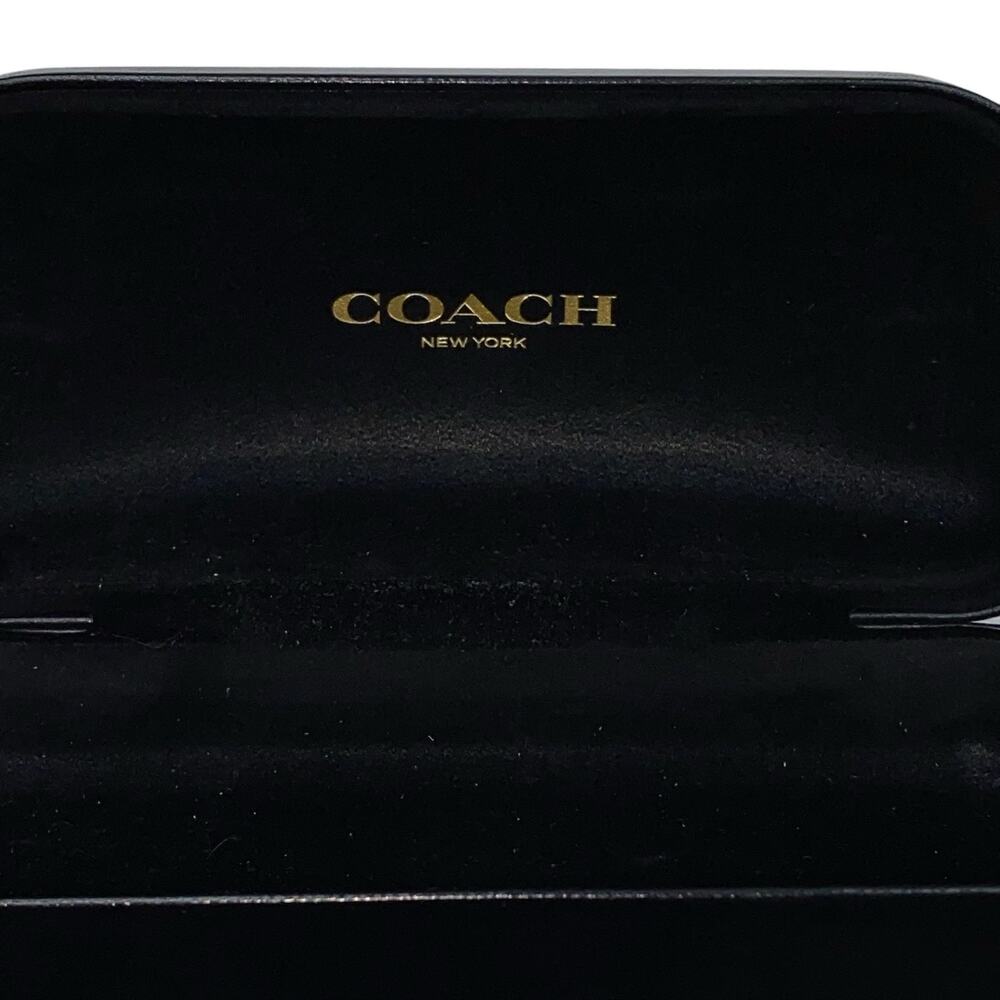 Coach Women's Black Gold Lettering Square Sunglasses 51MM - Picture 11 of 14